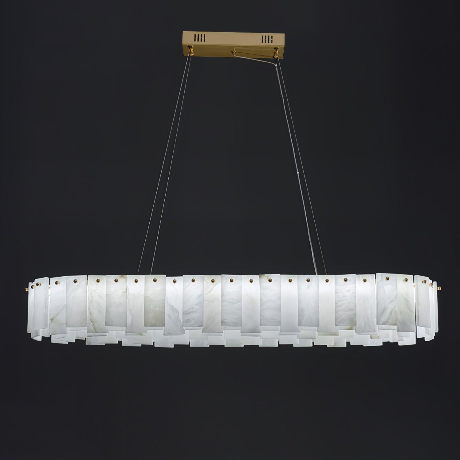 Vodore Alabaster Pendant Light