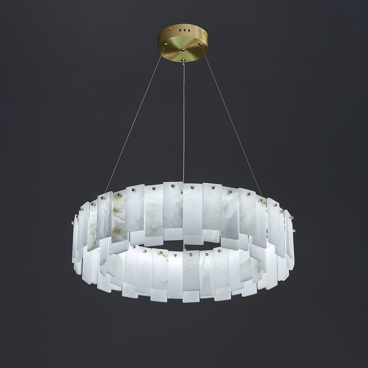 Vodore Alabaster Pendant Light
