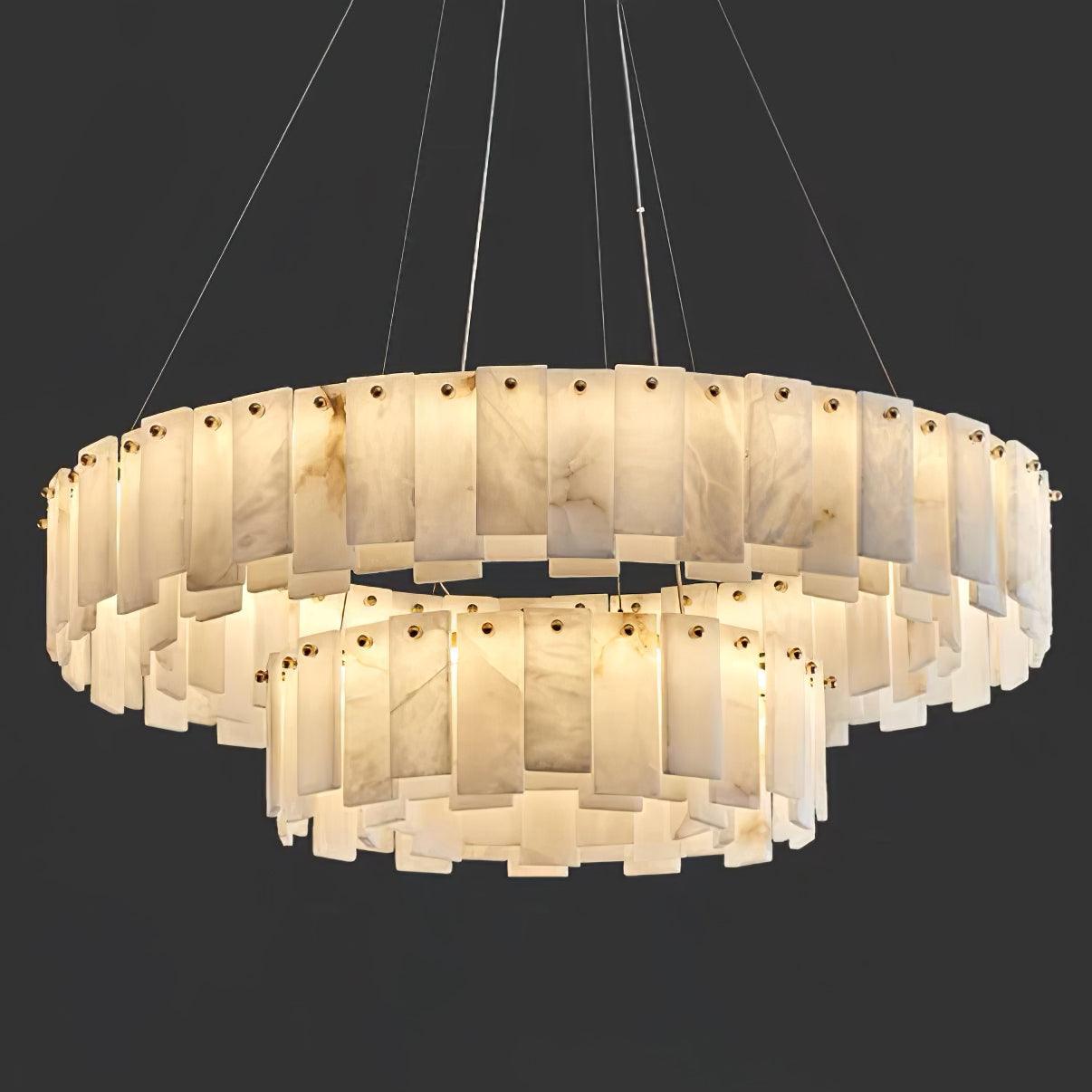 Vodore Alabaster Pendant Light