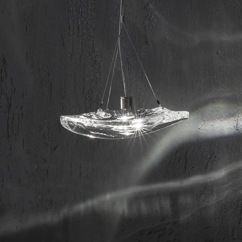 Glacial Float Cascade  Glass Chandelier