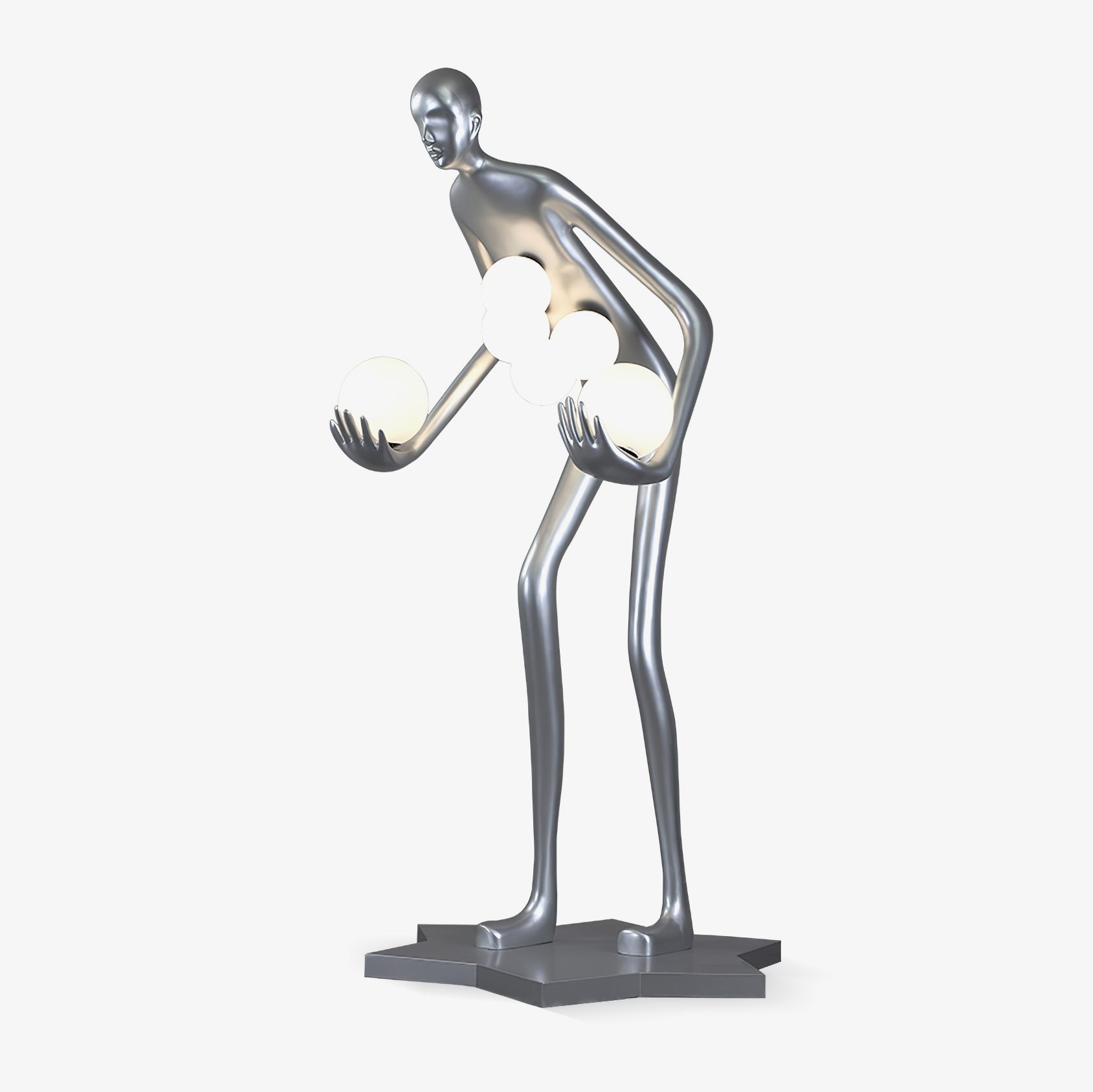 Silvaris Sculptural Floor Lamp