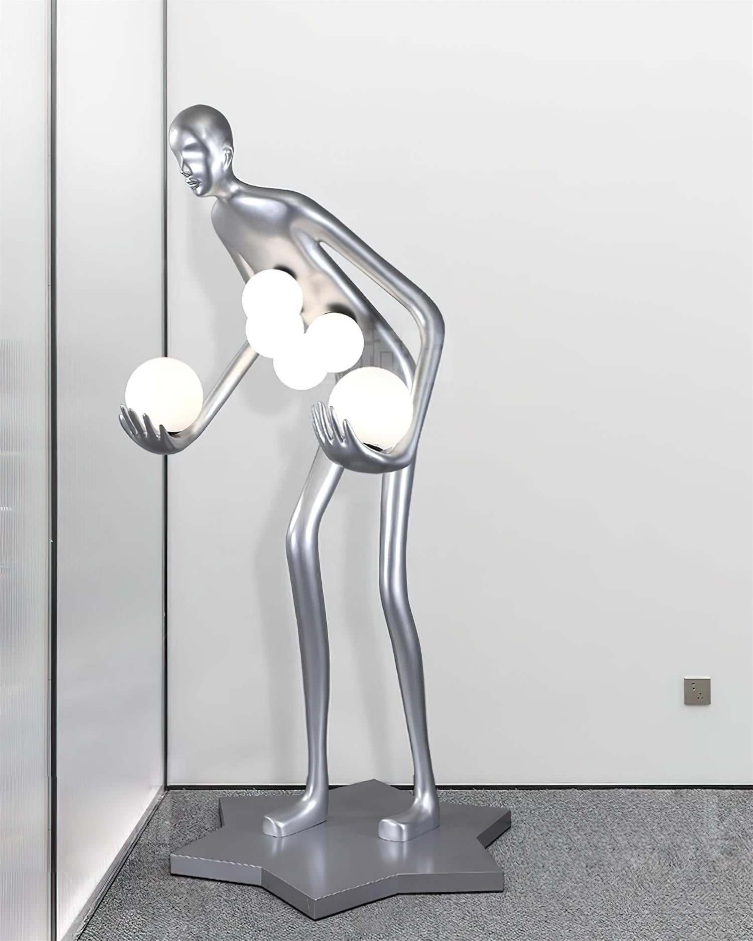 Silvaris Sculptural Floor Lamp