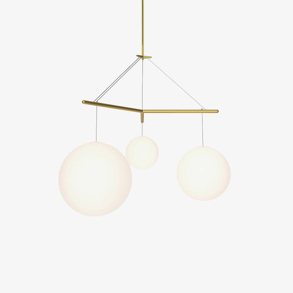 Triad Minimalist Glass Pendant Lamp