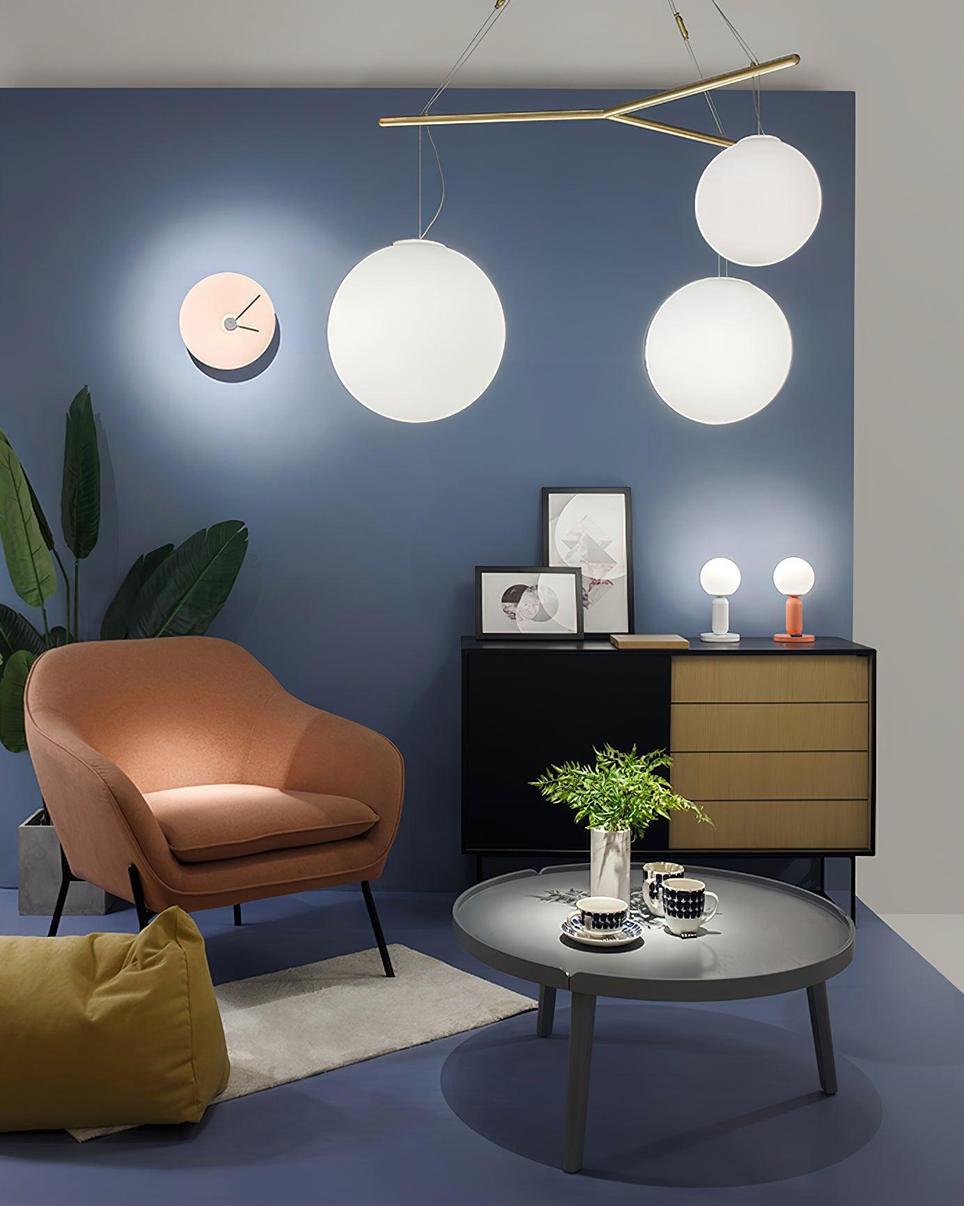 Triad Minimalist Glass Pendant Lamp
