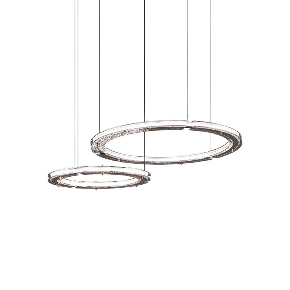 Lunara Dual-Ring Crystal Chandelier