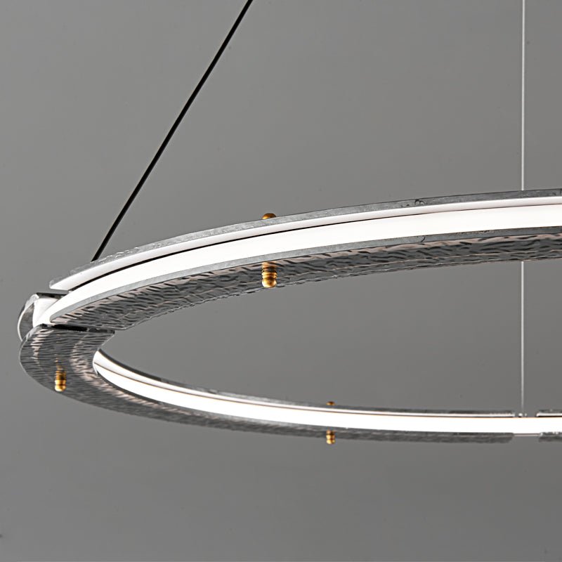 Lunara Dual-Ring Crystal Chandelier