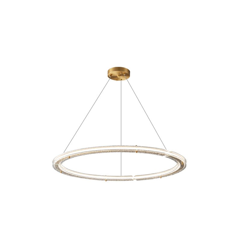 Lunara Dual-Ring Crystal Chandelier