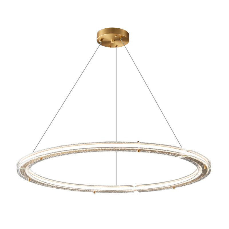 Lunara Dual-Ring Crystal Chandelier