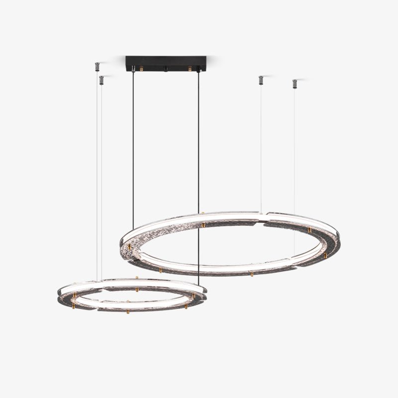 Lunara Dual-Ring Crystal Chandelier