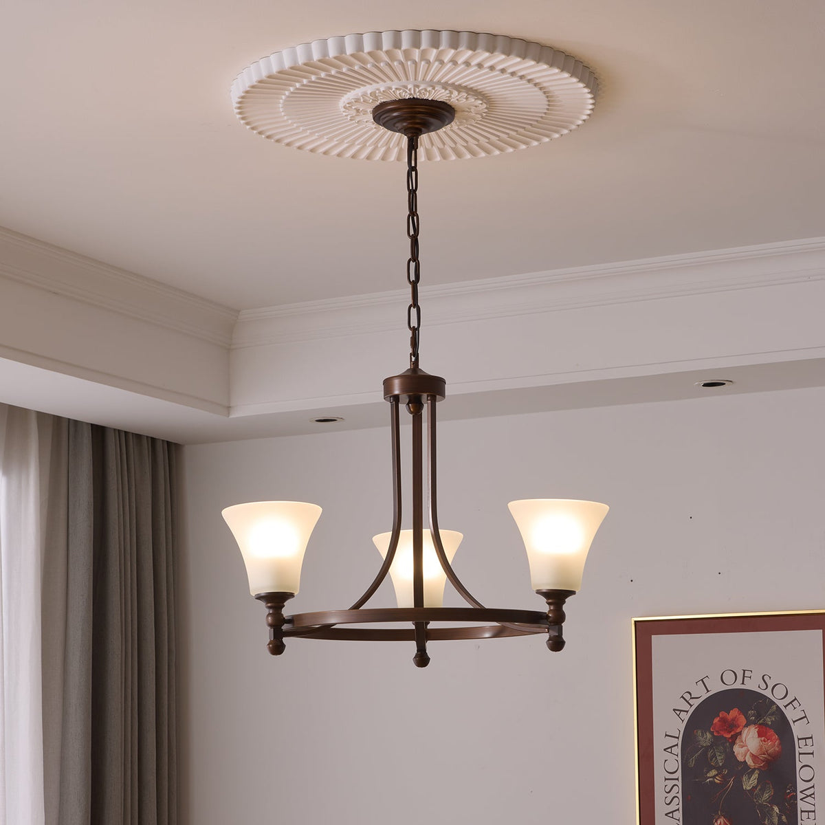 Celestine Traditional Elegance Vintage Glow Chandelier