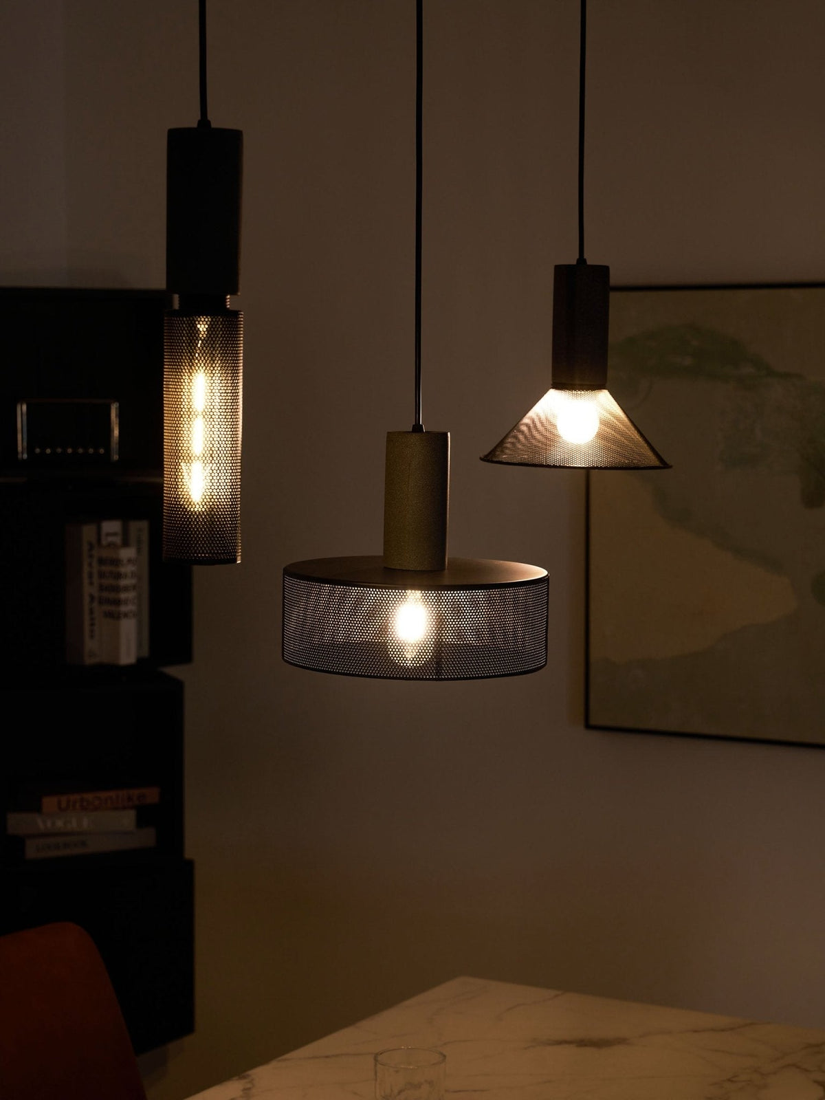 Bellwick Cement Mesh Pendant Light