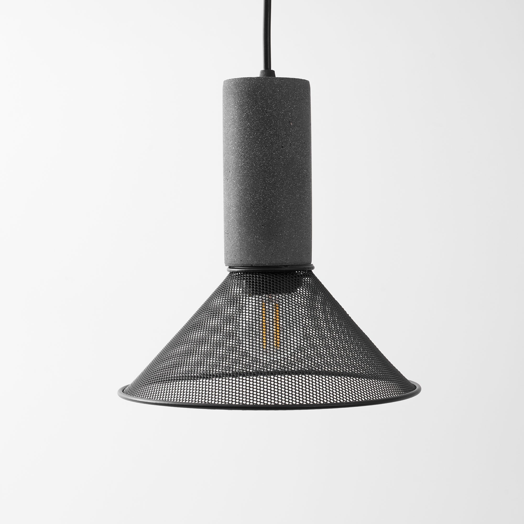 Bellwick Cement Mesh Pendant Light