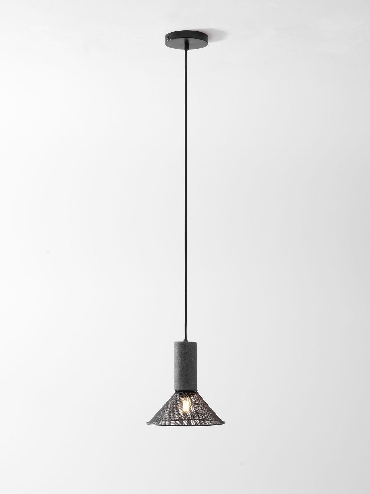 Bellwick Cement Mesh Pendant Light
