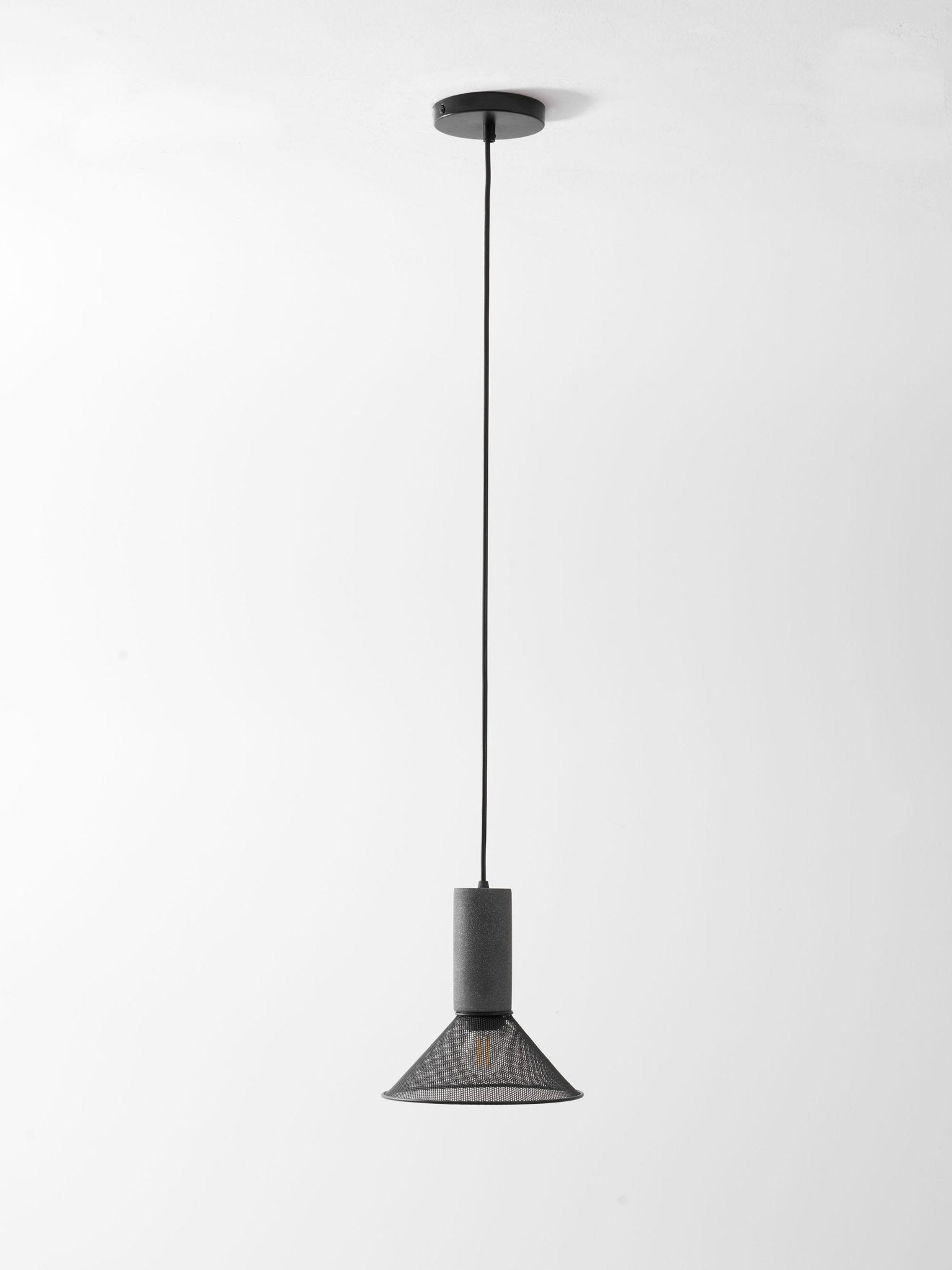 Bellwick Cement Mesh Pendant Light