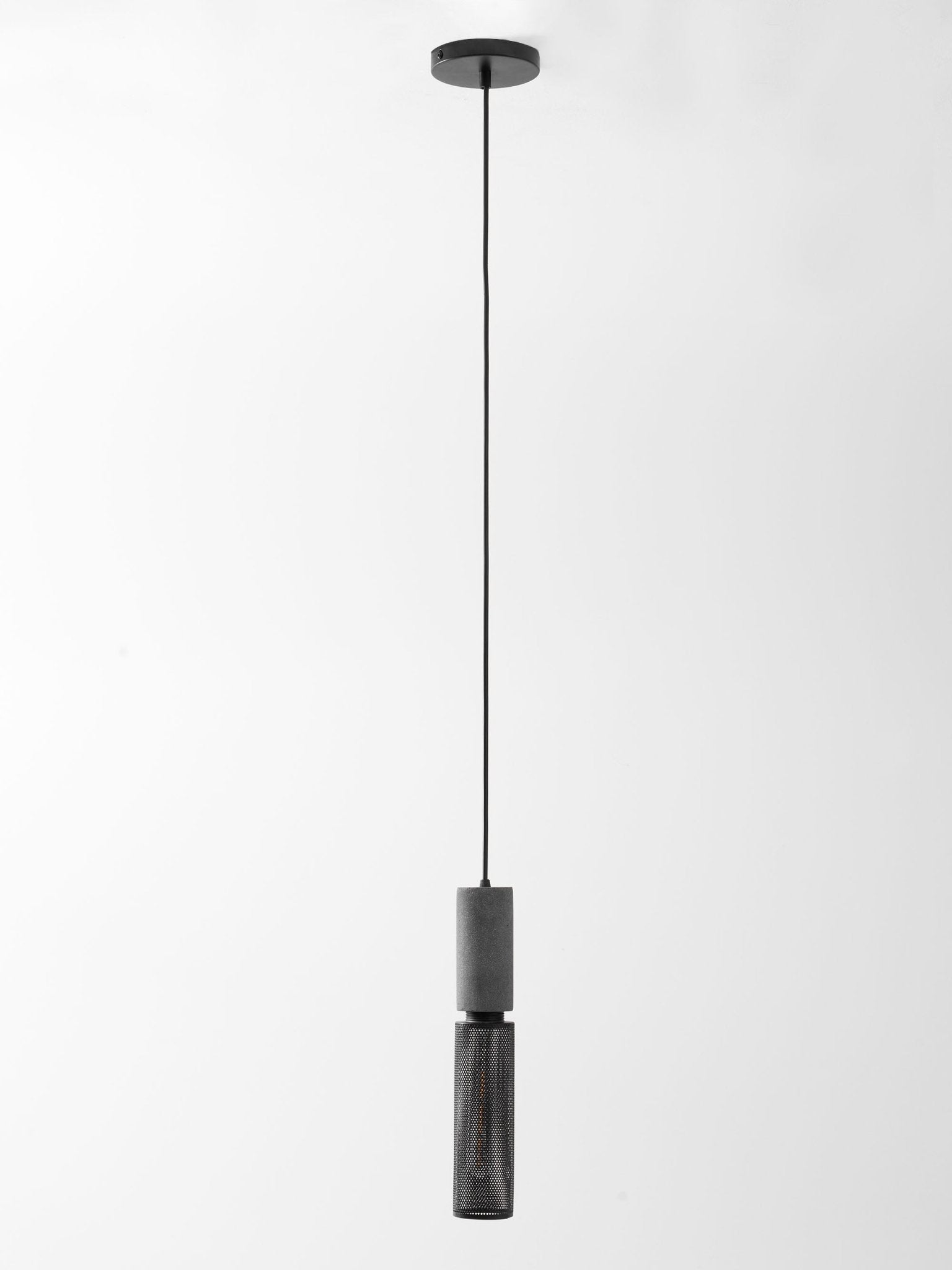 Bellwick Cement Mesh Pendant Light