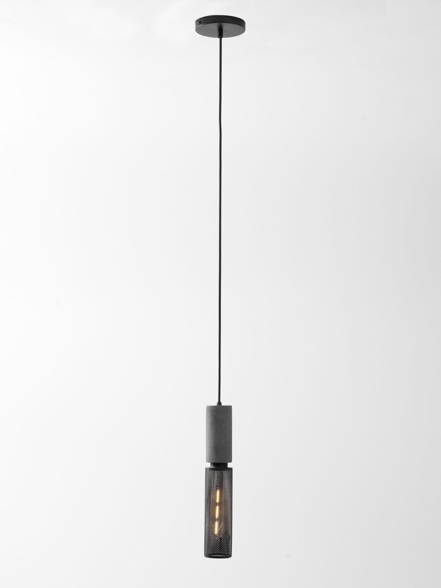 Bellwick Cement Mesh Pendant Light