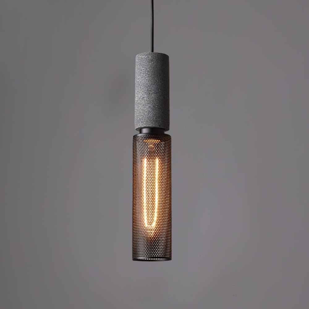 Bellwick Cement Mesh Pendant Light