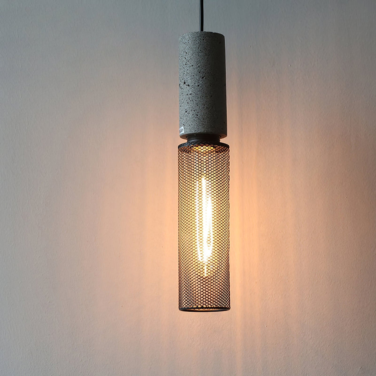 Bellwick Cement Mesh Pendant Light