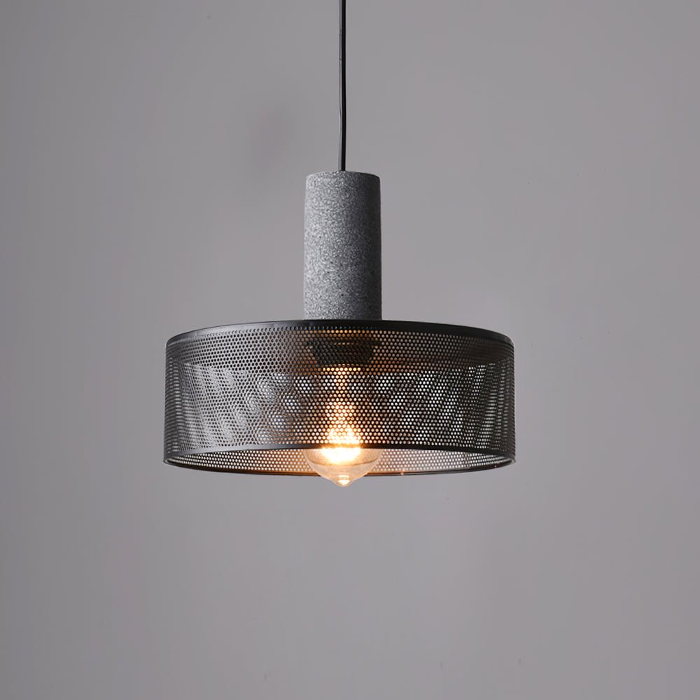 Bellwick Cement Mesh Pendant Light