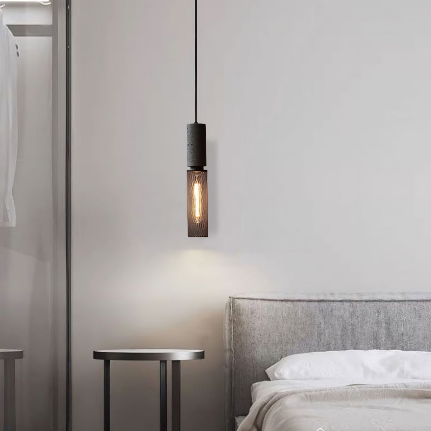 Bellwick Cement Mesh Pendant Light