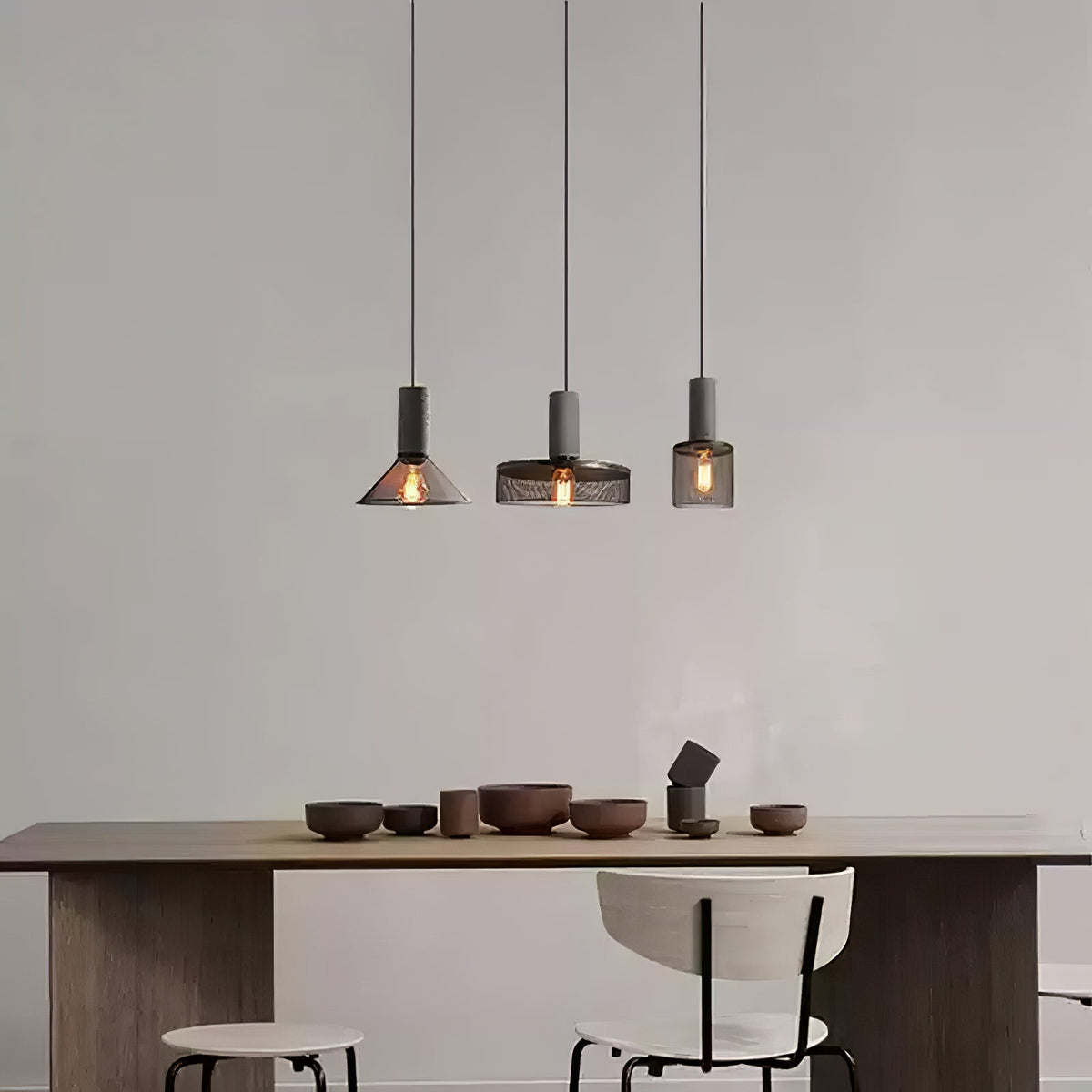 Bellwick Cement Mesh Pendant Light