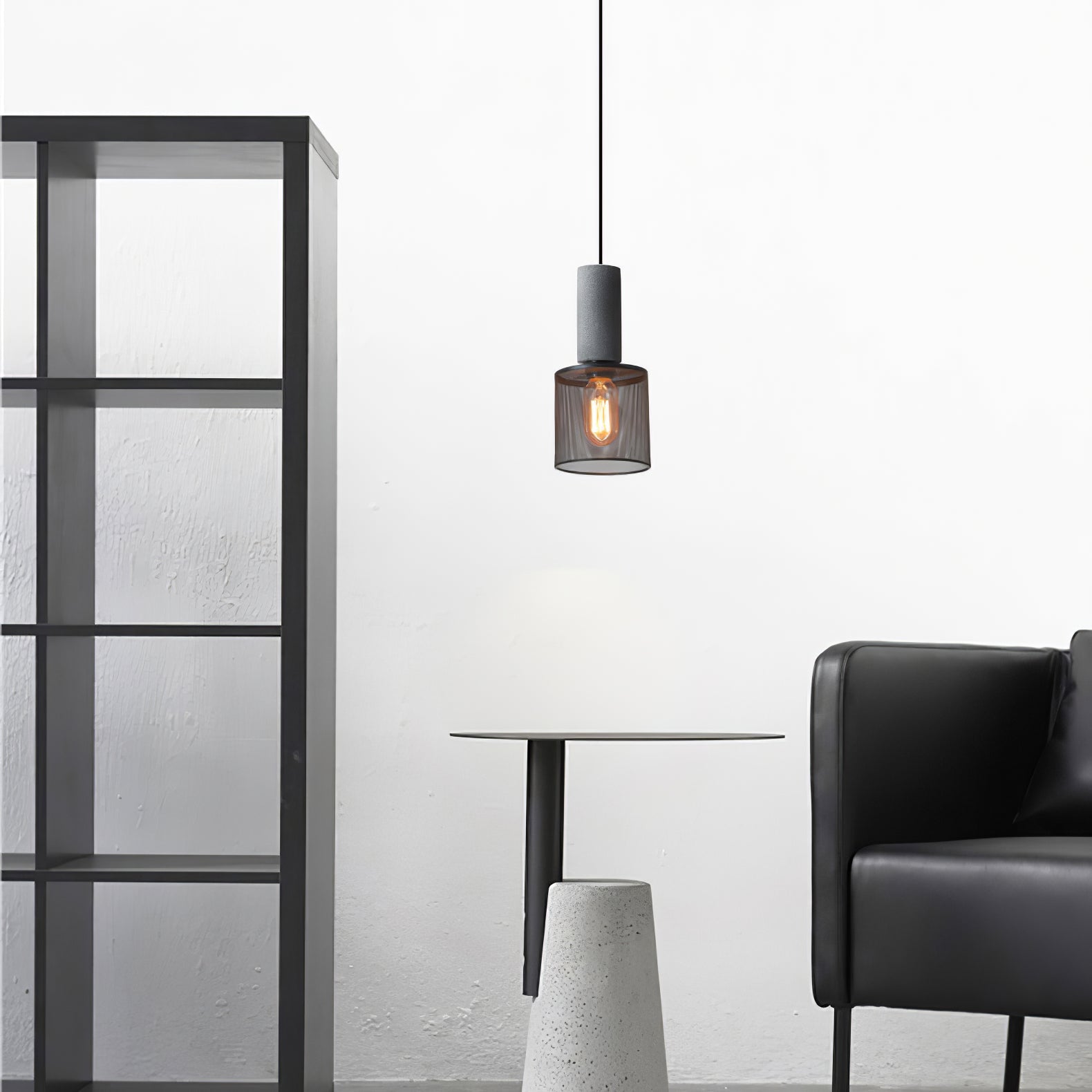 Bellwick Cement Mesh Pendant Light