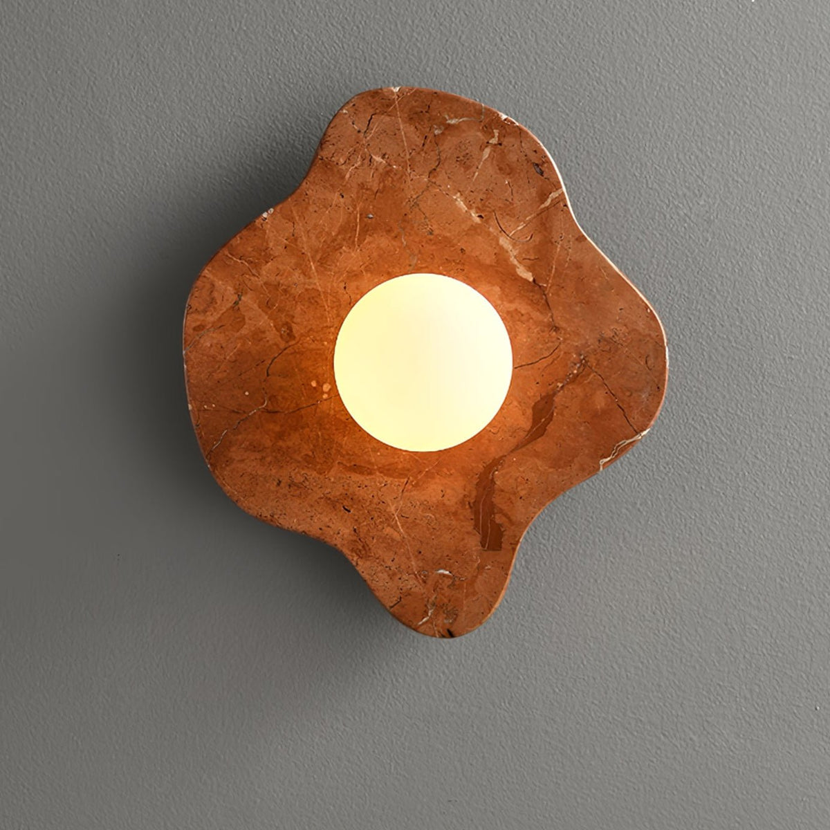 Bloom Rustic Marble Wall Lamp