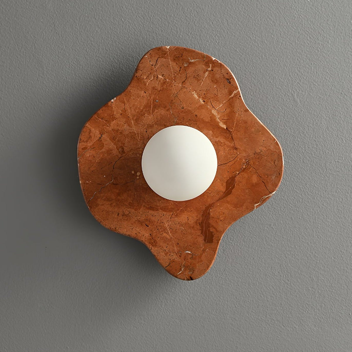 Bloom Rustic Marble Wall Lamp