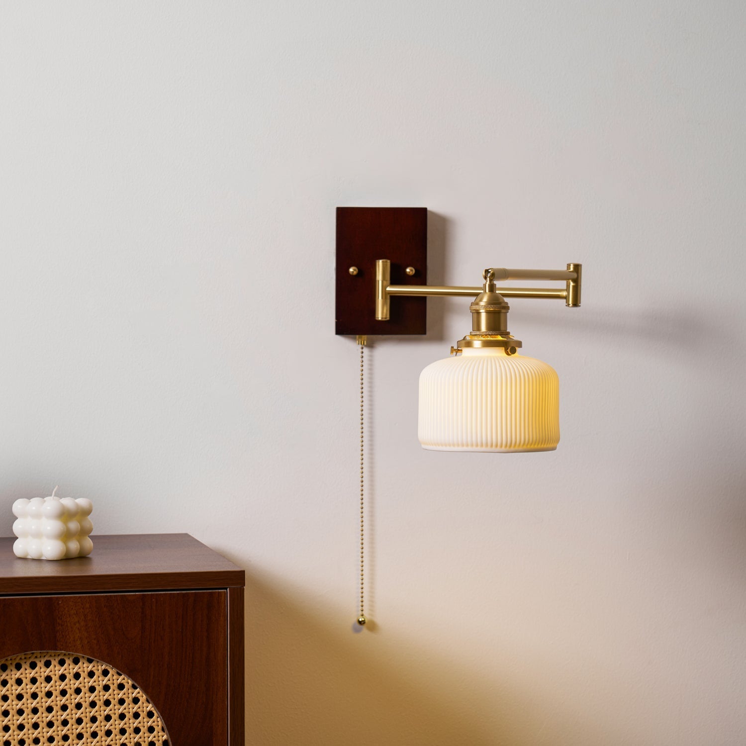 Marview Ceramic Geometry Indoor Wall Light