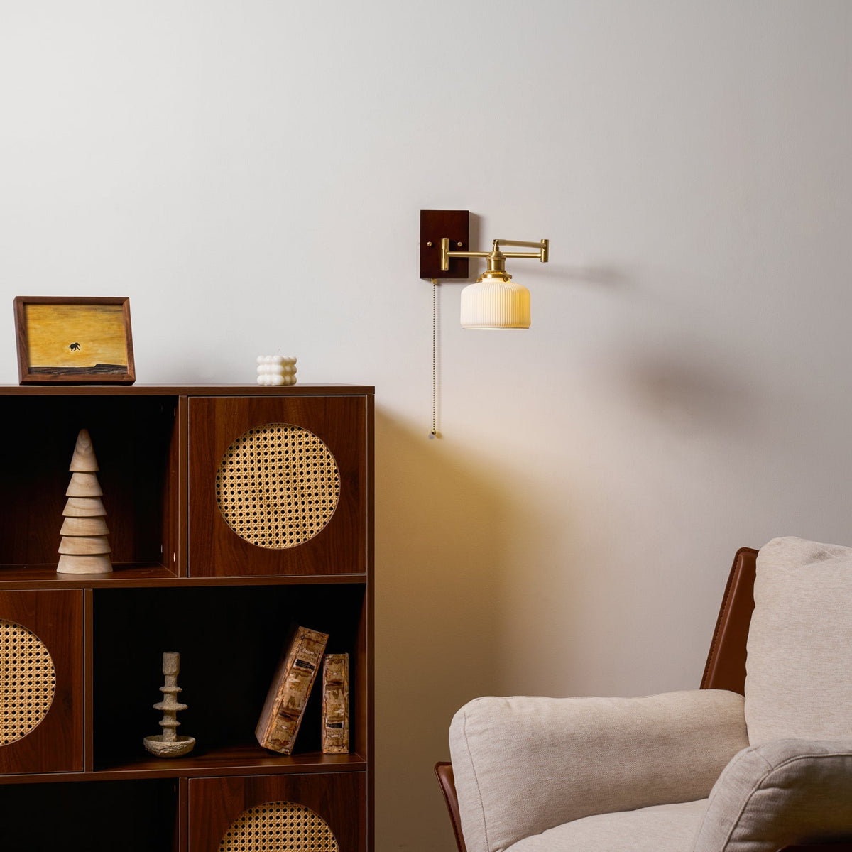 Marview Ceramic Geometry Indoor Wall Light