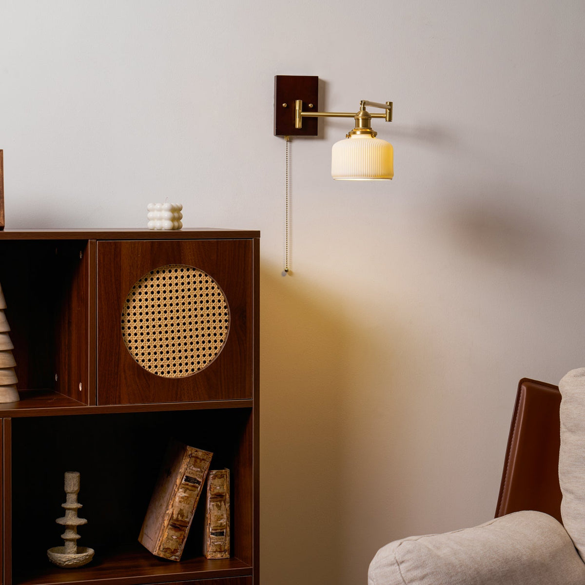 Marview Ceramic Geometry Indoor Wall Light