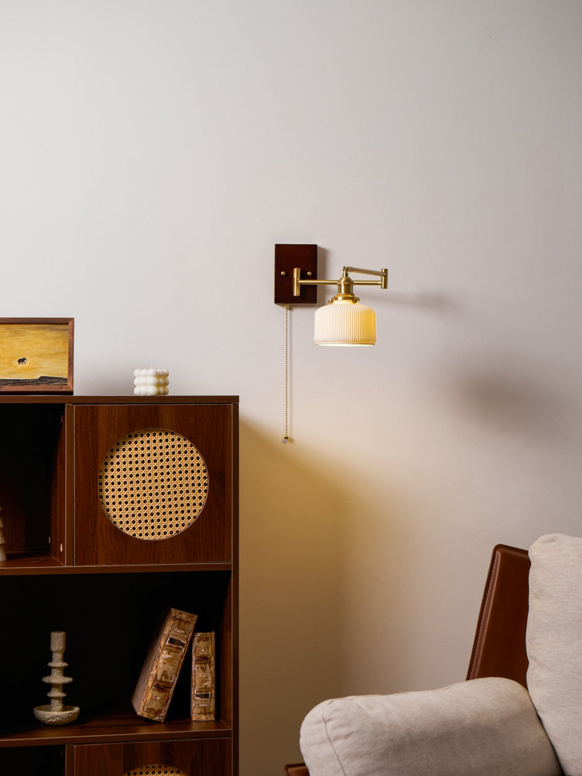 Marview Ceramic Geometry Indoor Wall Light