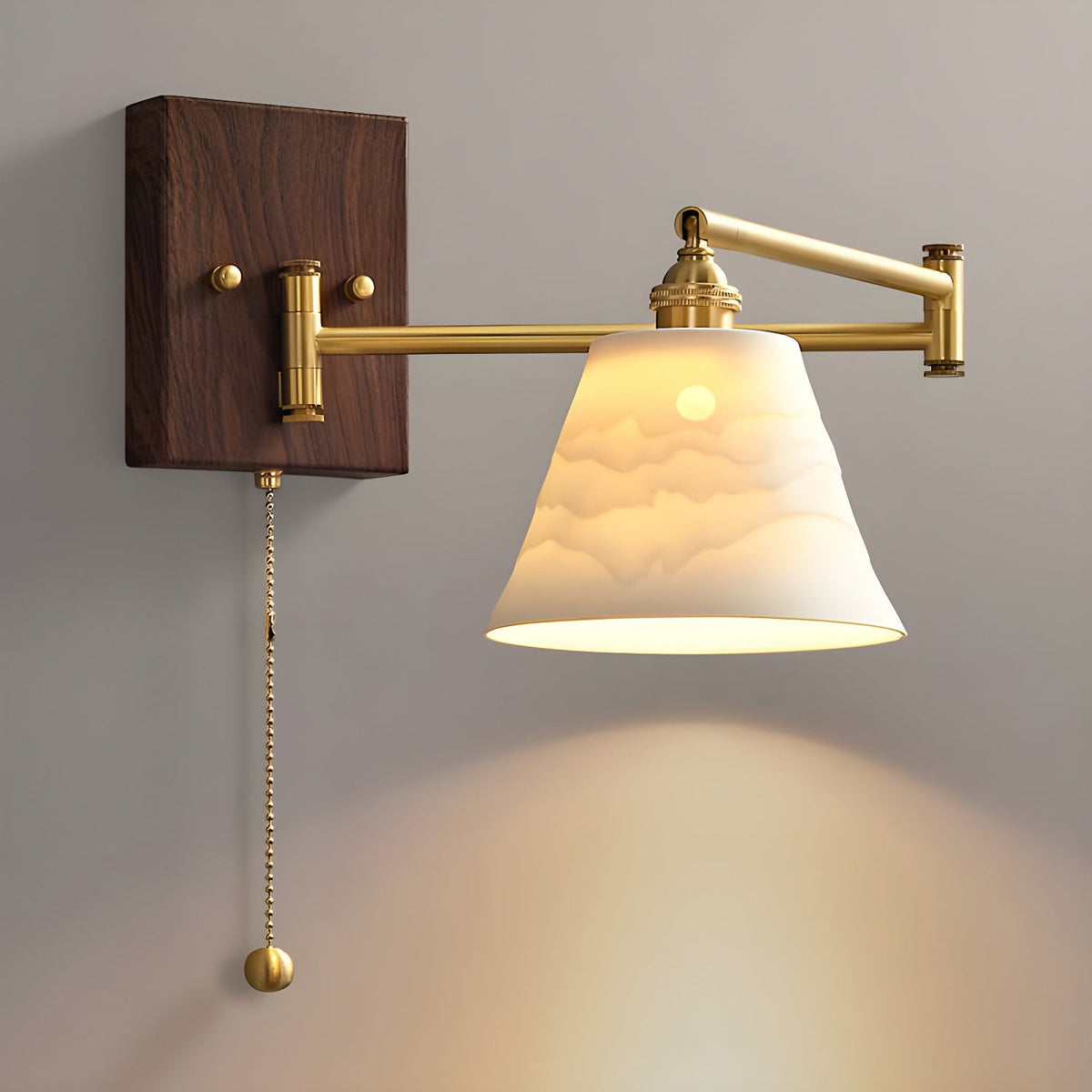Marview Ceramic Geometry Indoor Wall Light