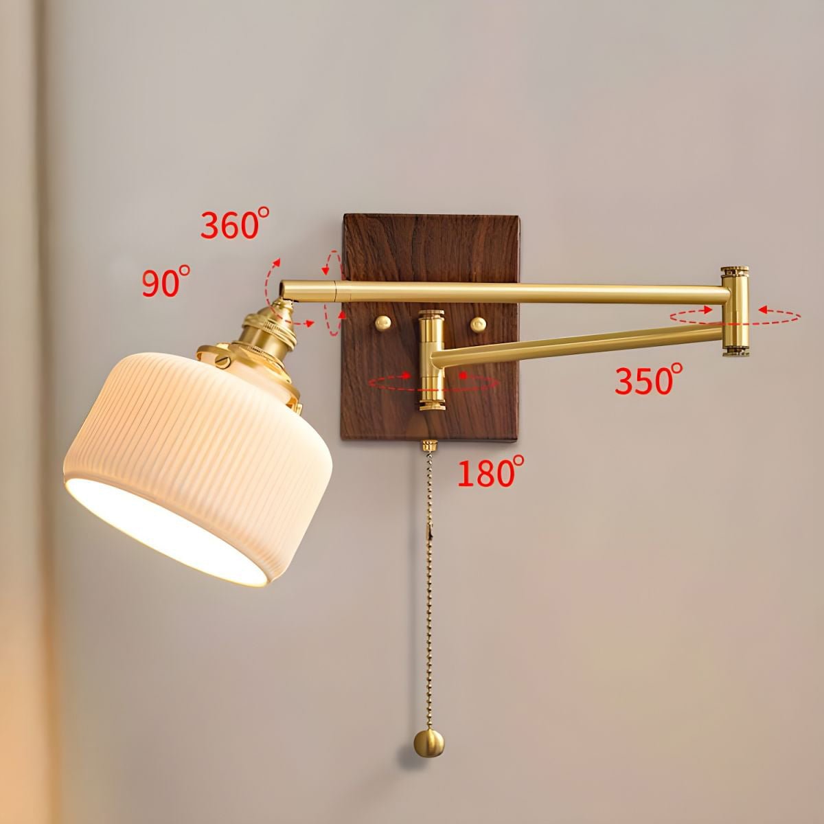 Marview Ceramic Geometry Indoor Wall Light