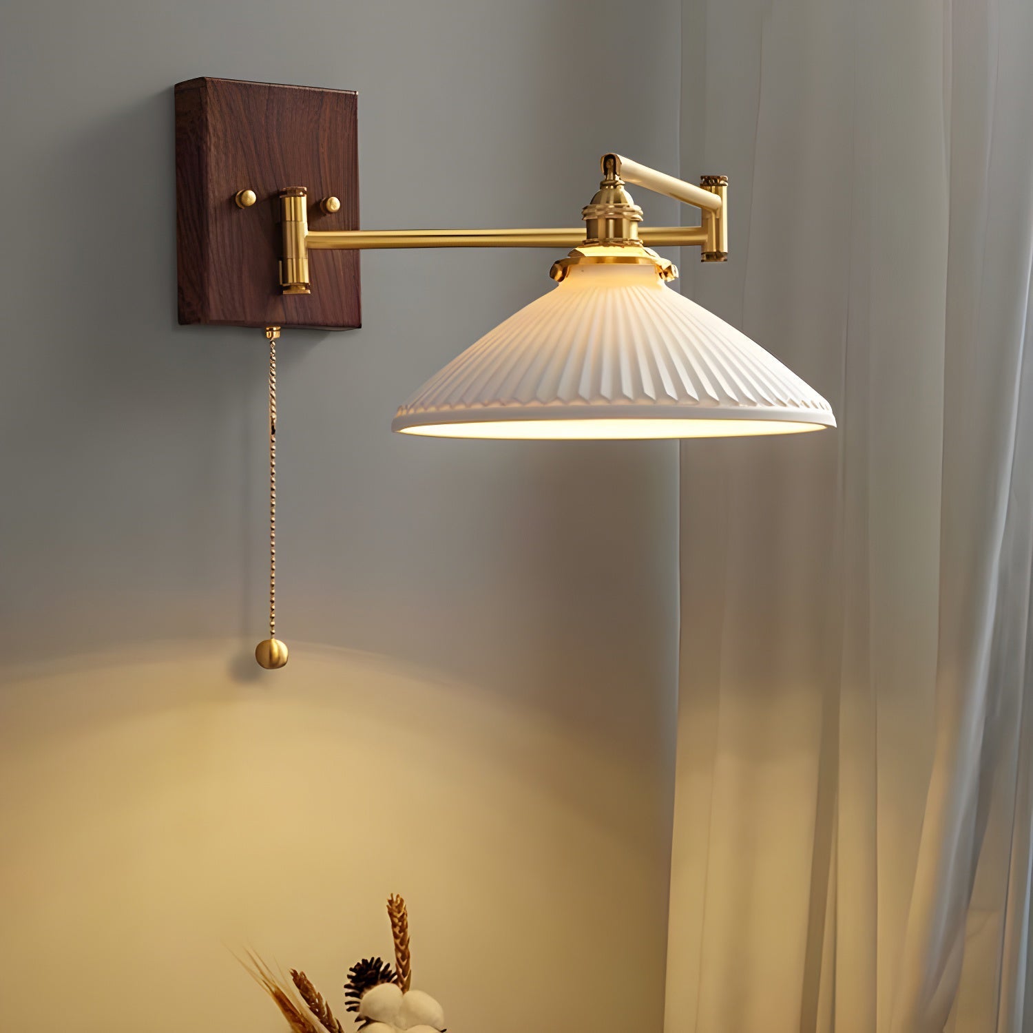 Marview Ceramic Geometry Indoor Wall Light