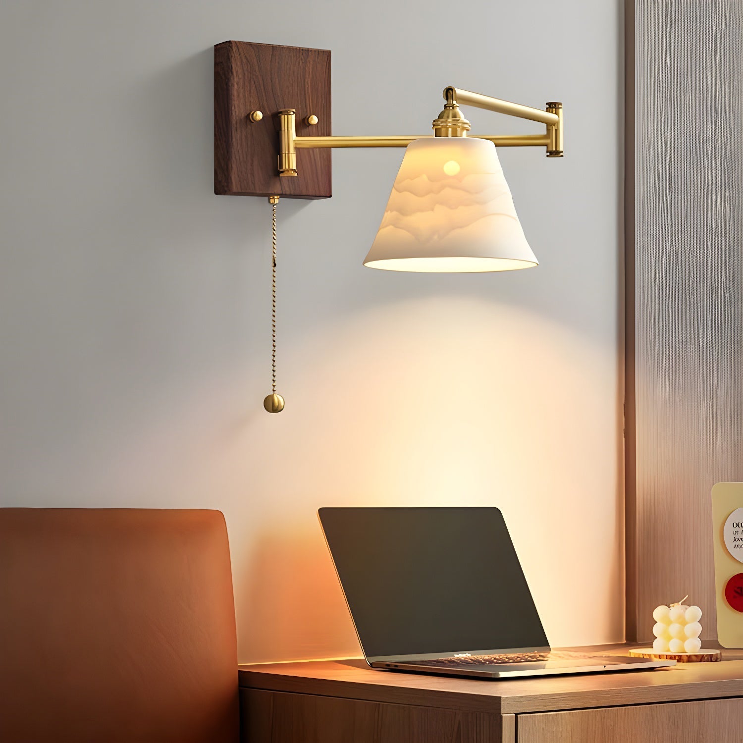 Marview Ceramic Geometry Indoor Wall Light