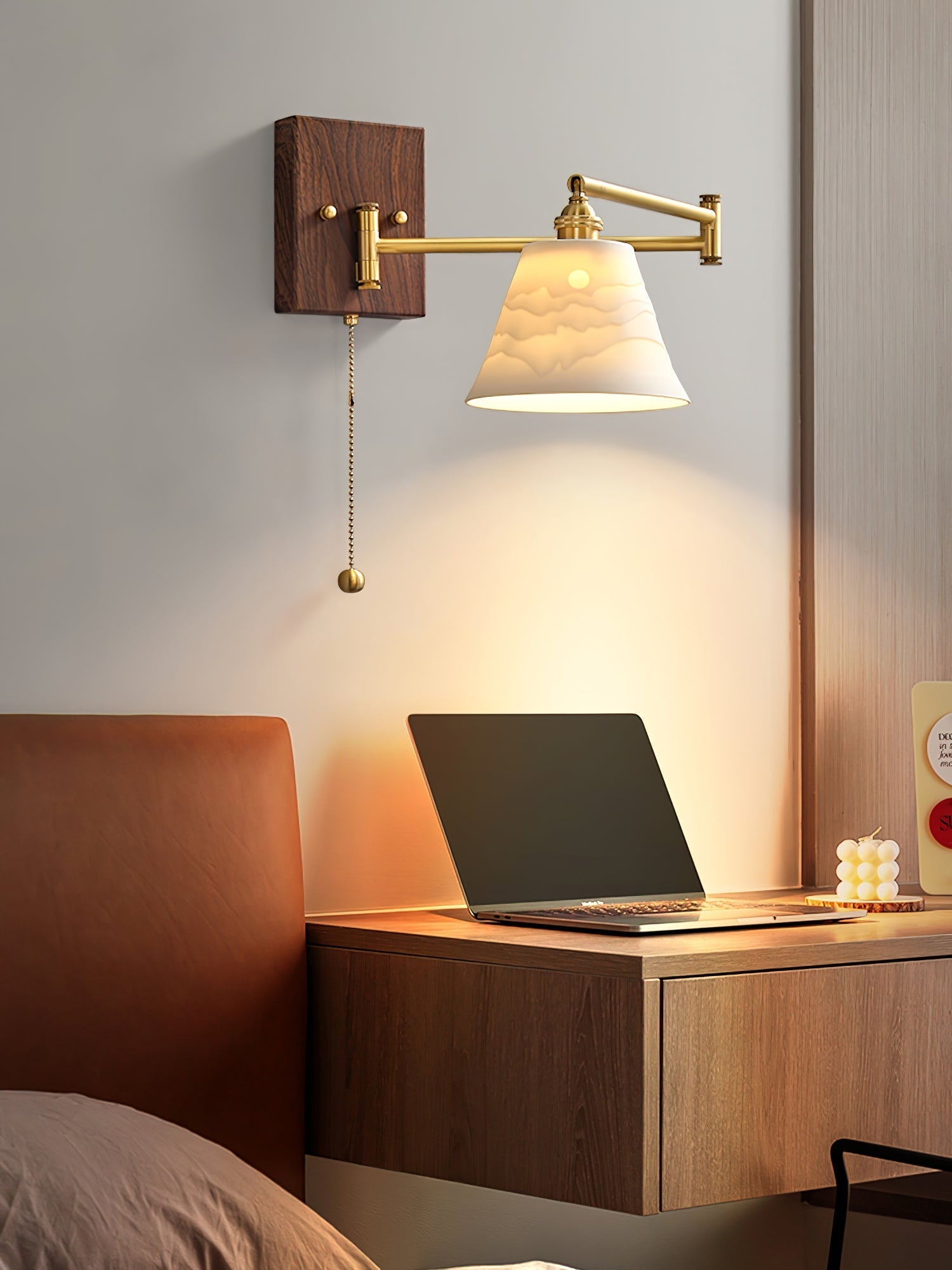 Marview Ceramic Geometry Indoor Wall Light