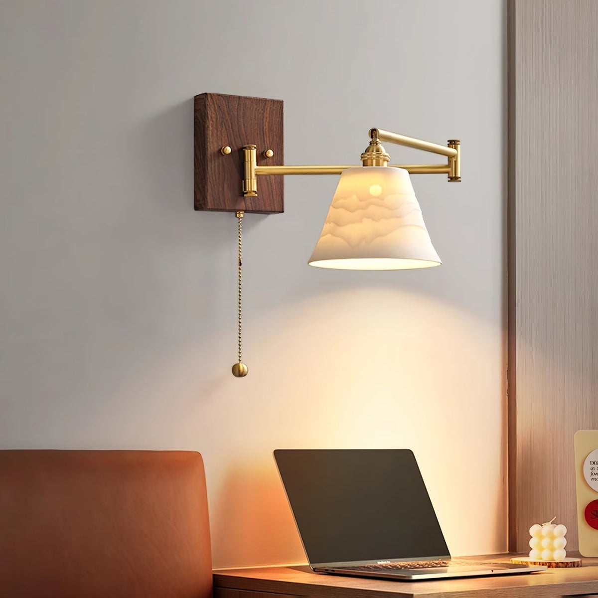 Marview Ceramic Geometry Indoor Wall Light