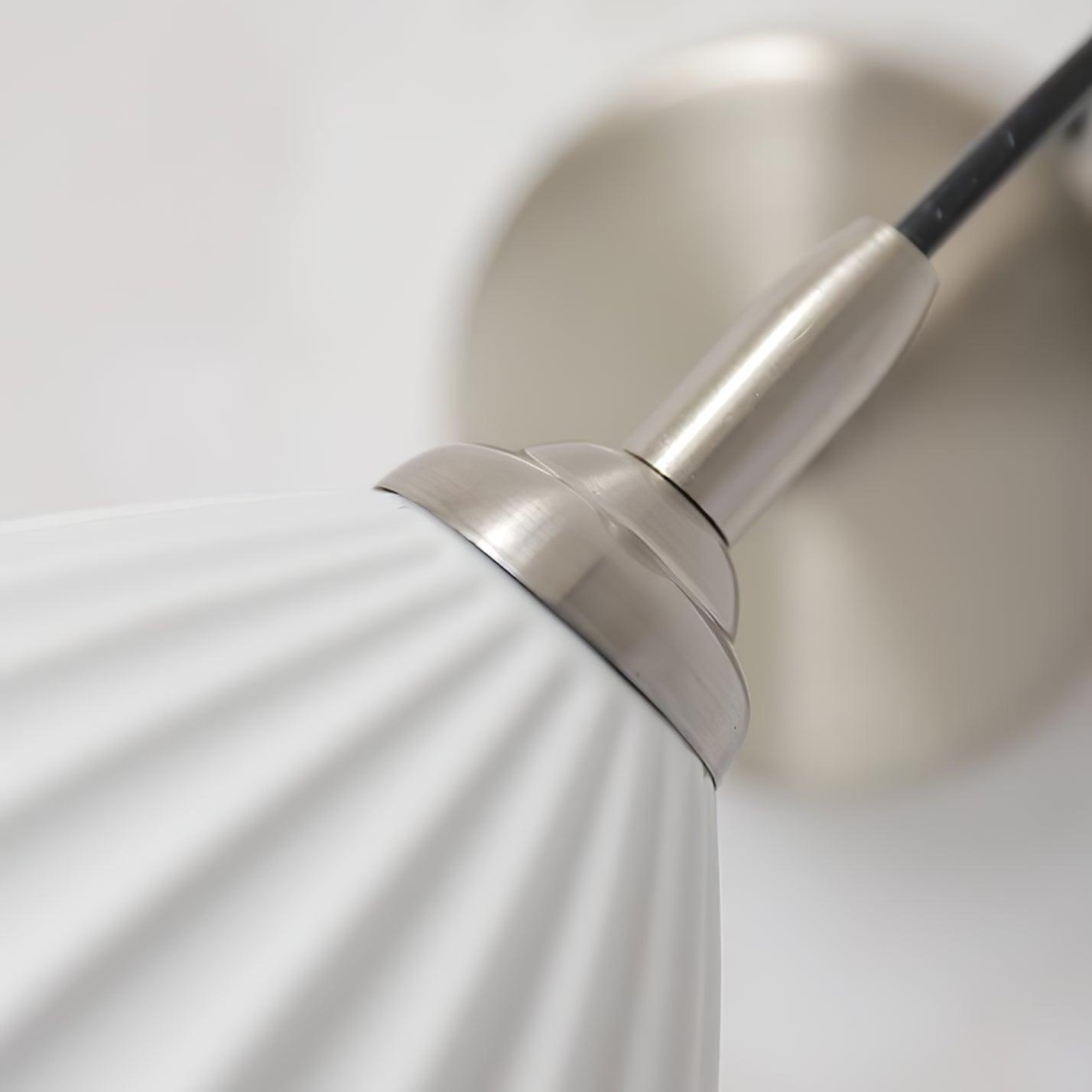 Zotalisra Modern Minimalist Ribbed Ceramic Wall light