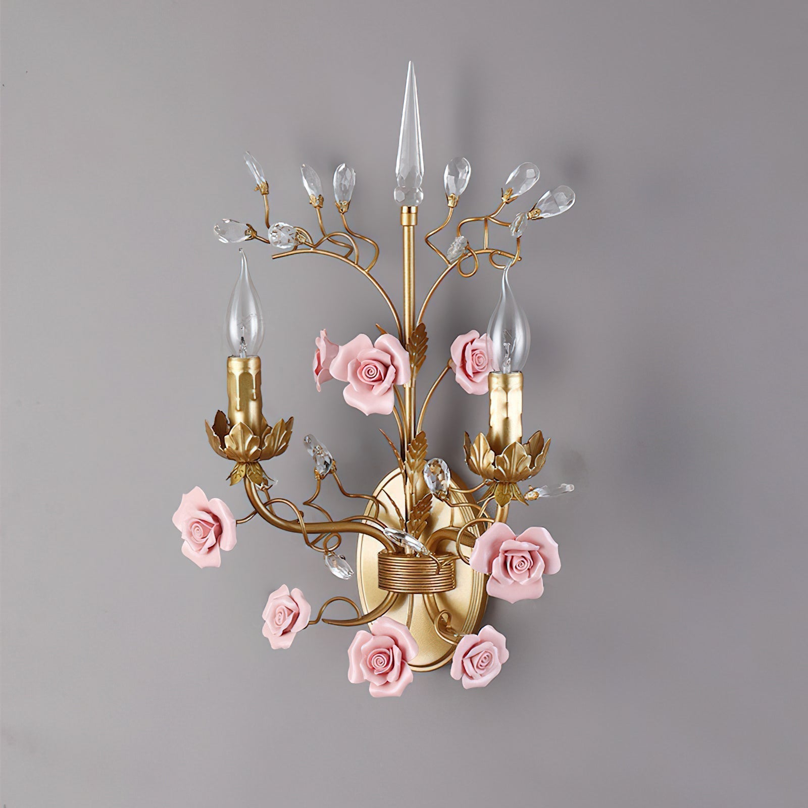 Roselyn Ceramic Vine Sconce