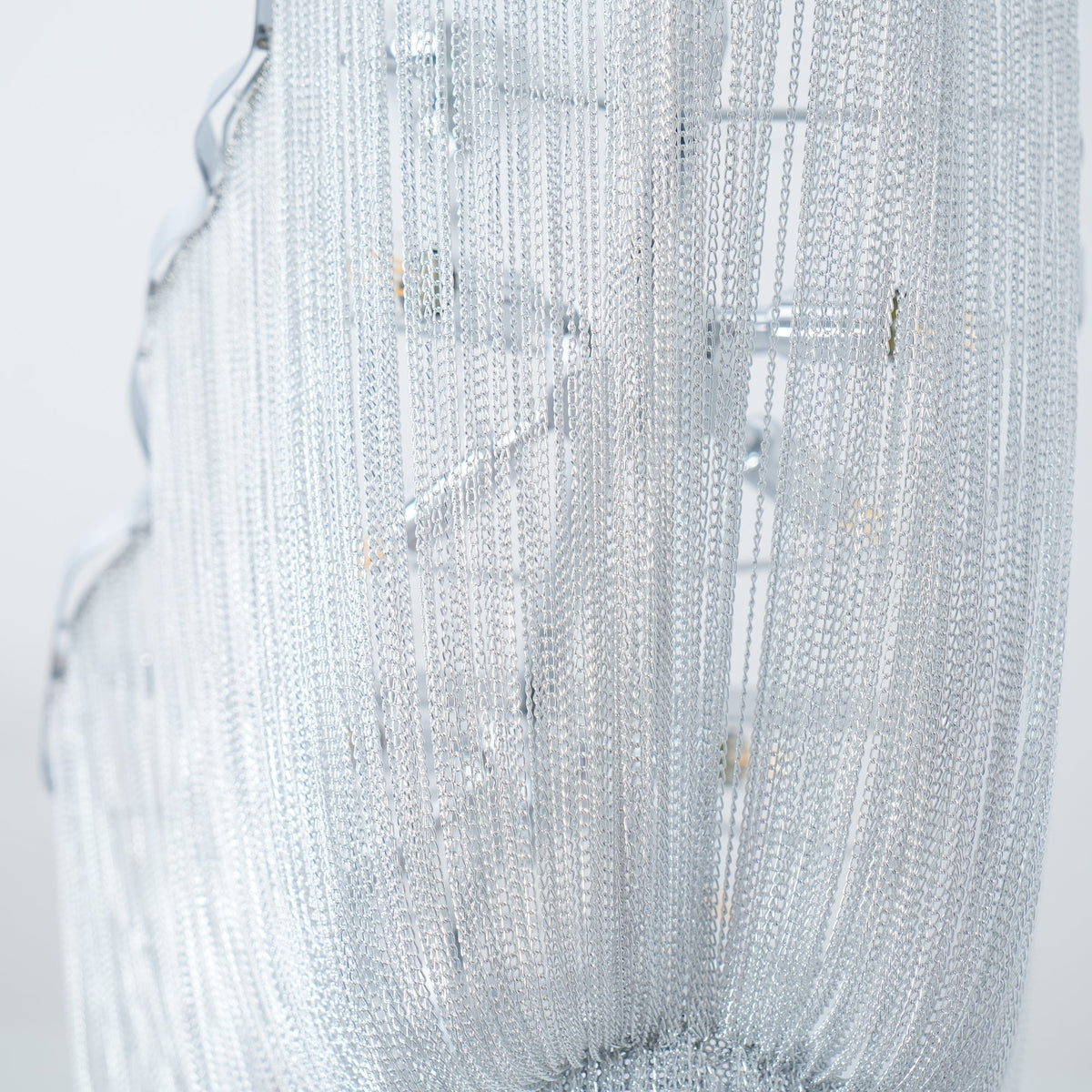 Ardelella Chandelier Aluminum Chains Shimmering Nickel