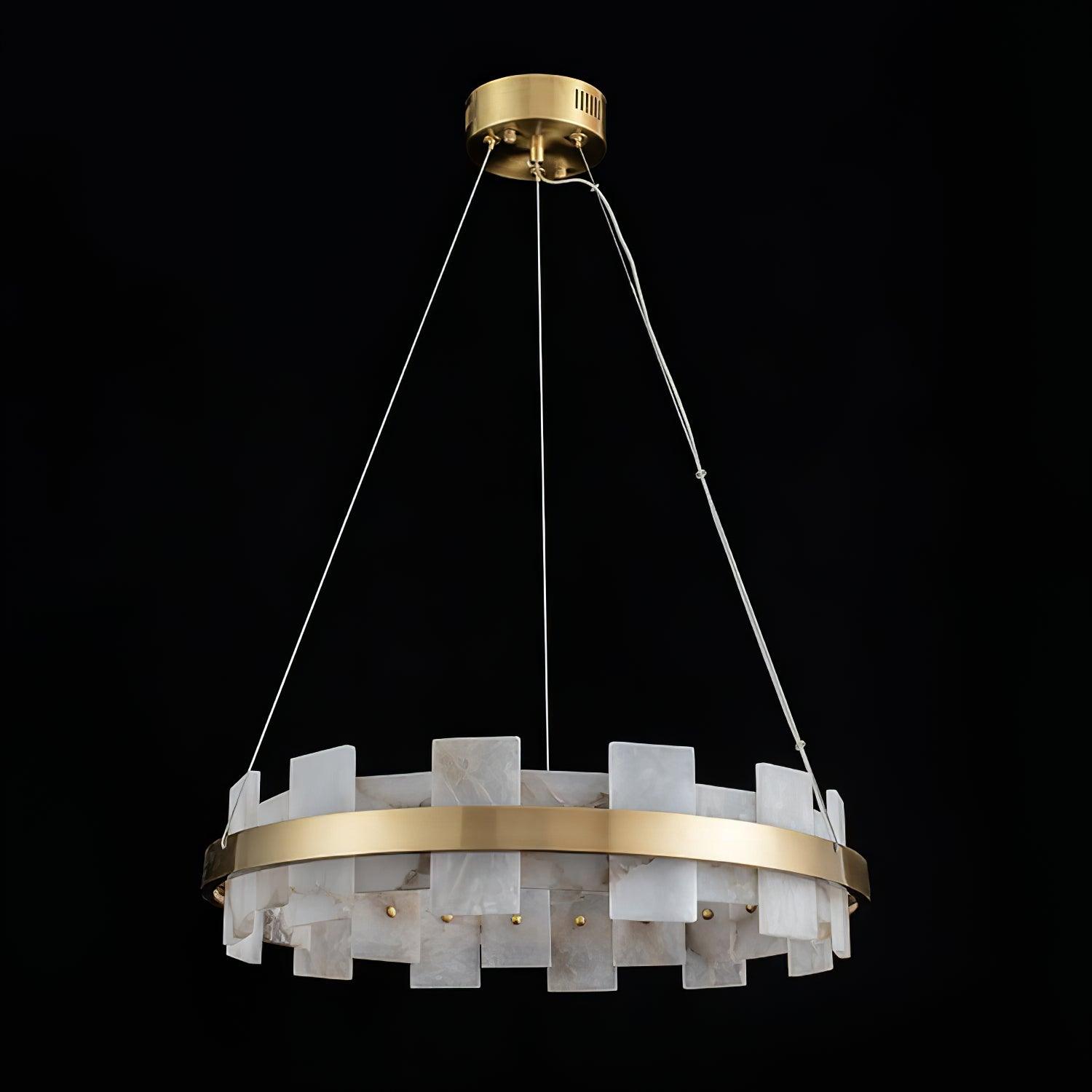 Kivren Alabaster Chandelier Light