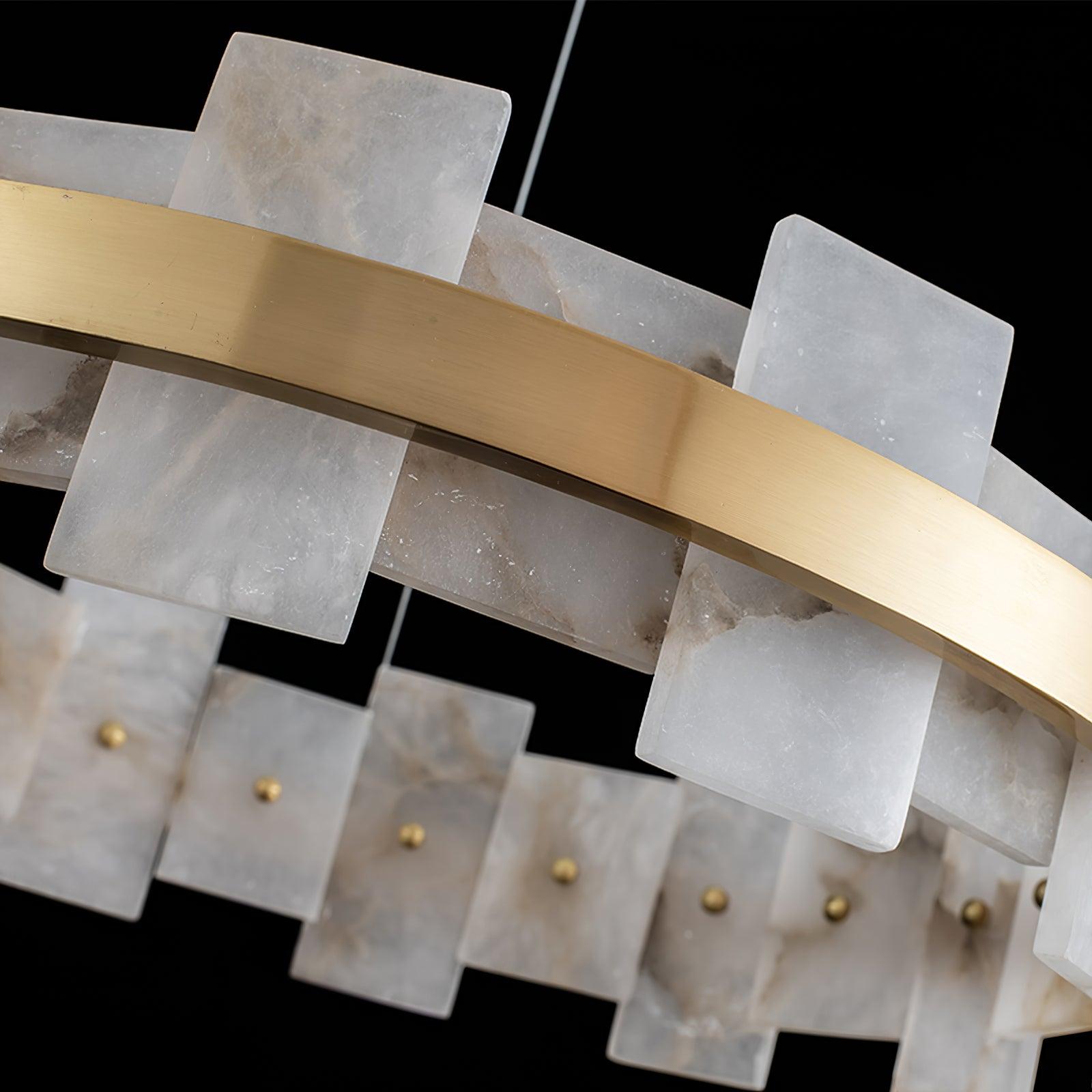 Kivren Alabaster Chandelier Light