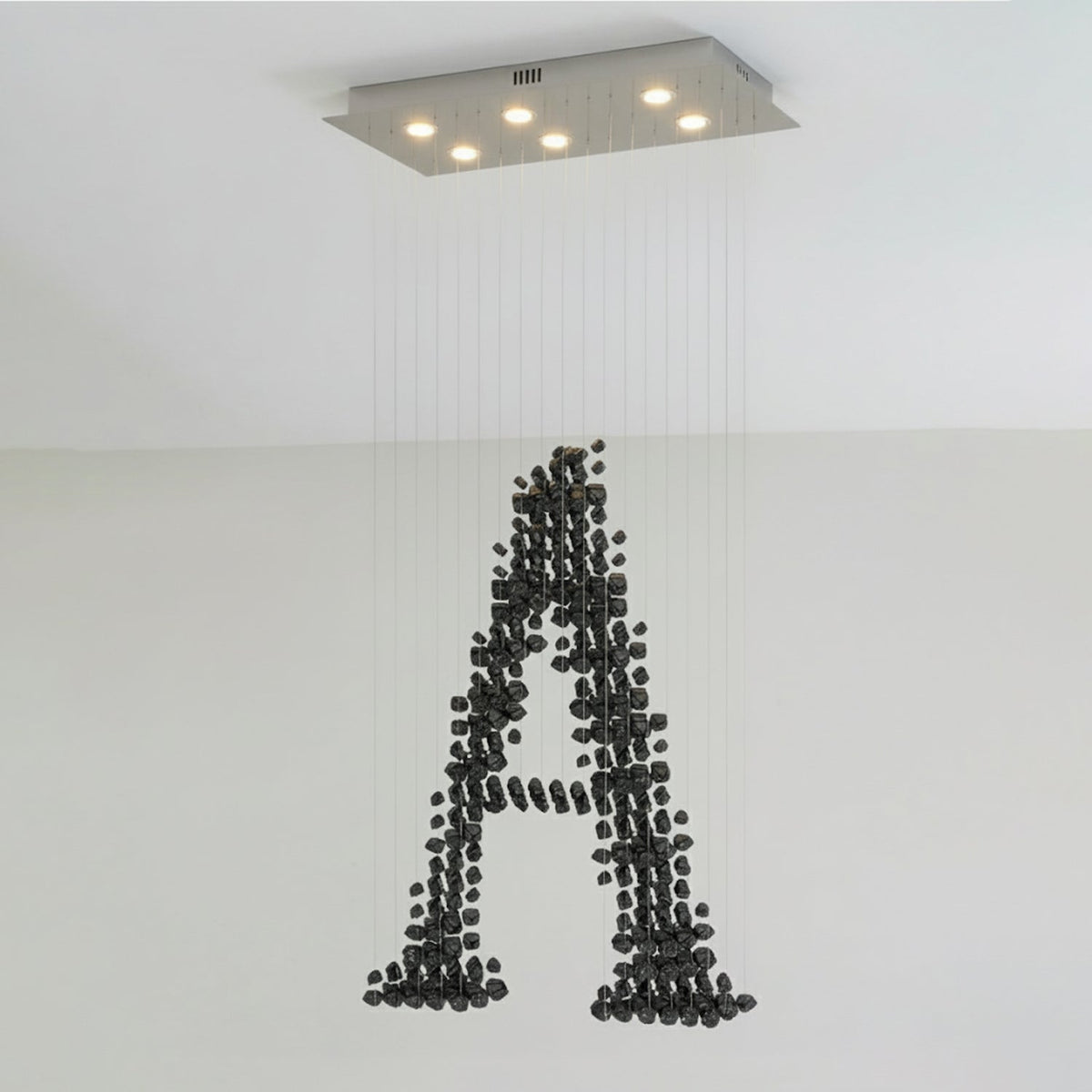 Orinridge Black Stones Chandelier