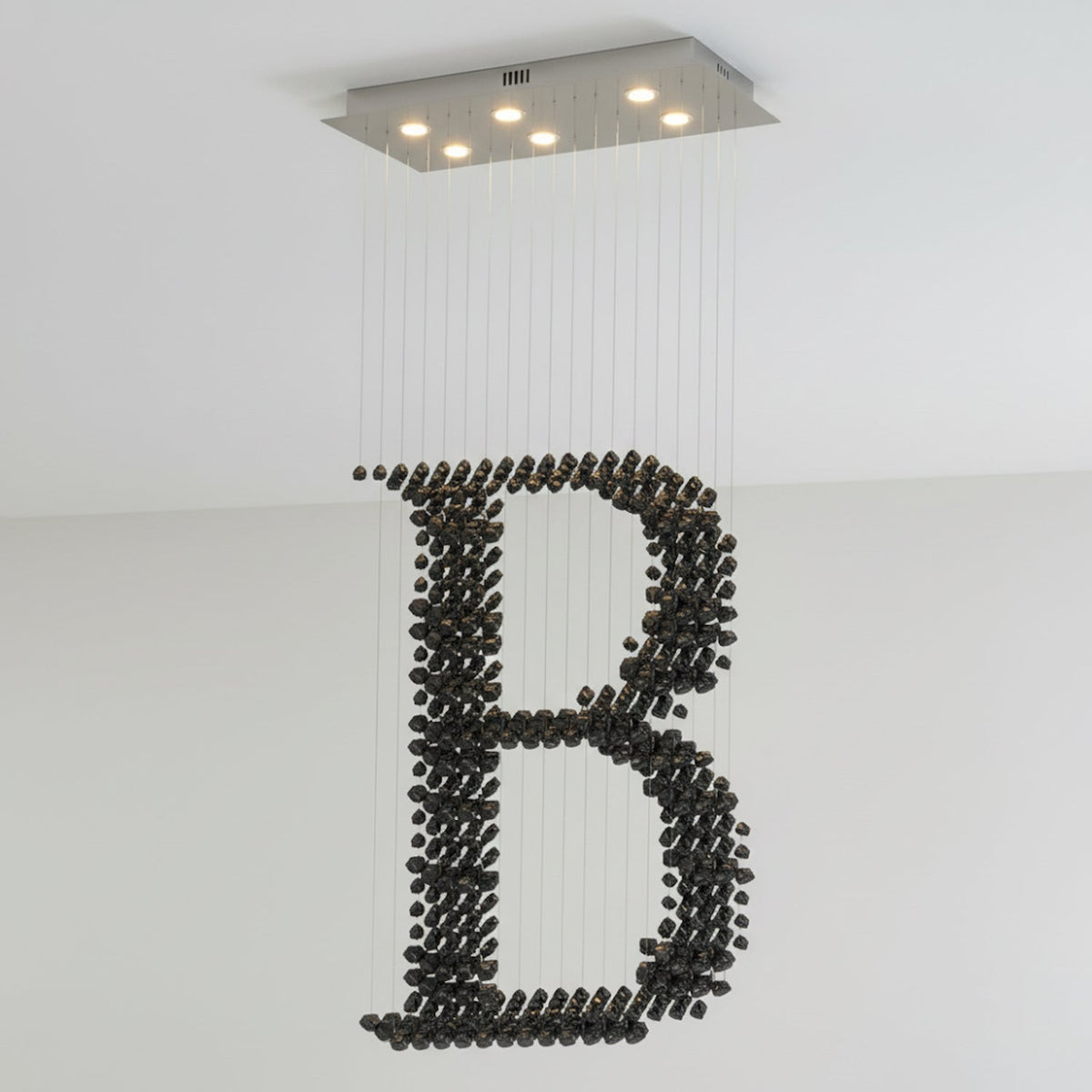 Orinridge Black Stones Chandelier