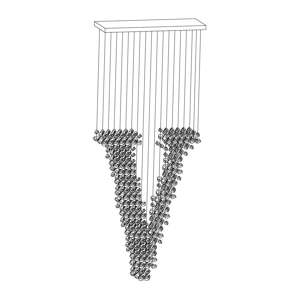 Marenissa Modern Stone Chandeliers