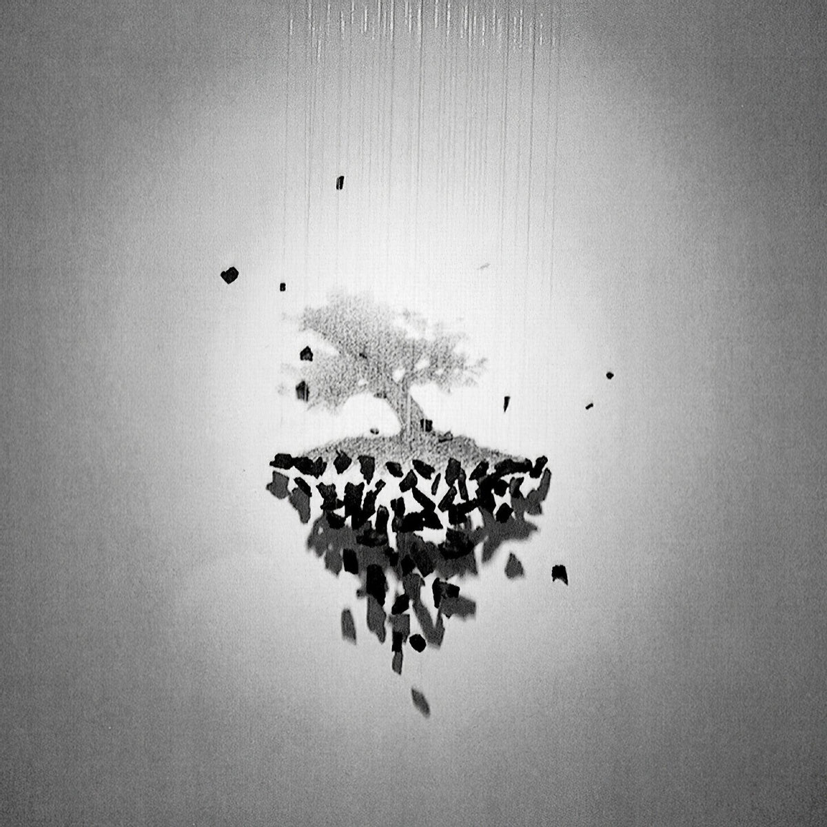 Seliian Charcoal Stone Sculptural Chandelier Letter G to L
