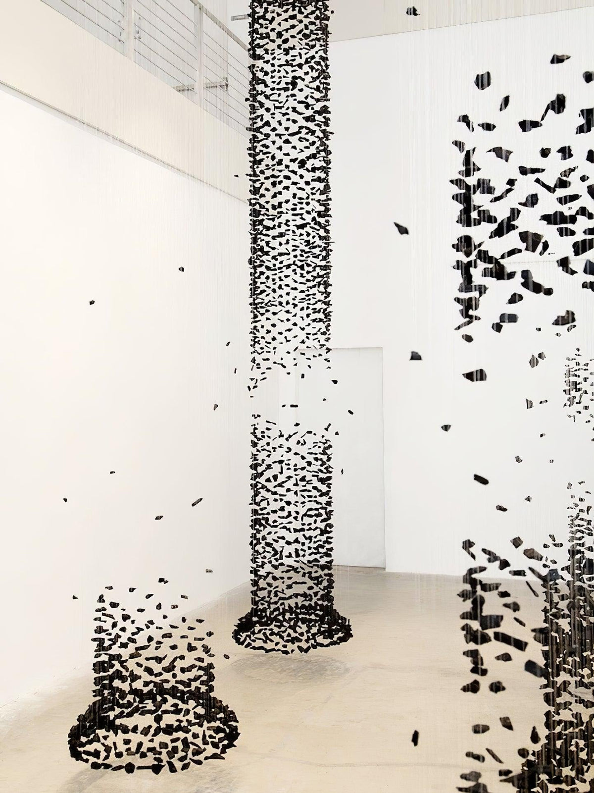 Marinelle Charcoal Stone Sculptural Chandelier Letter M to R