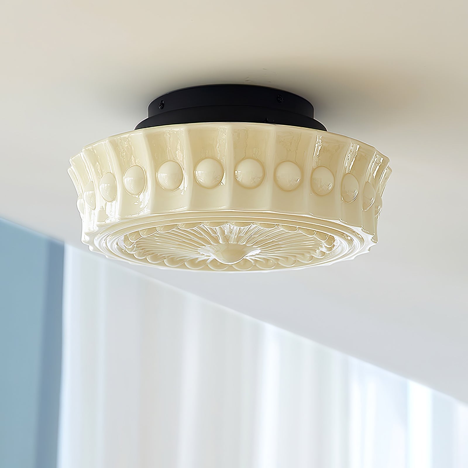 Norvale Charles Edwards Flush Mount Ceiling Light