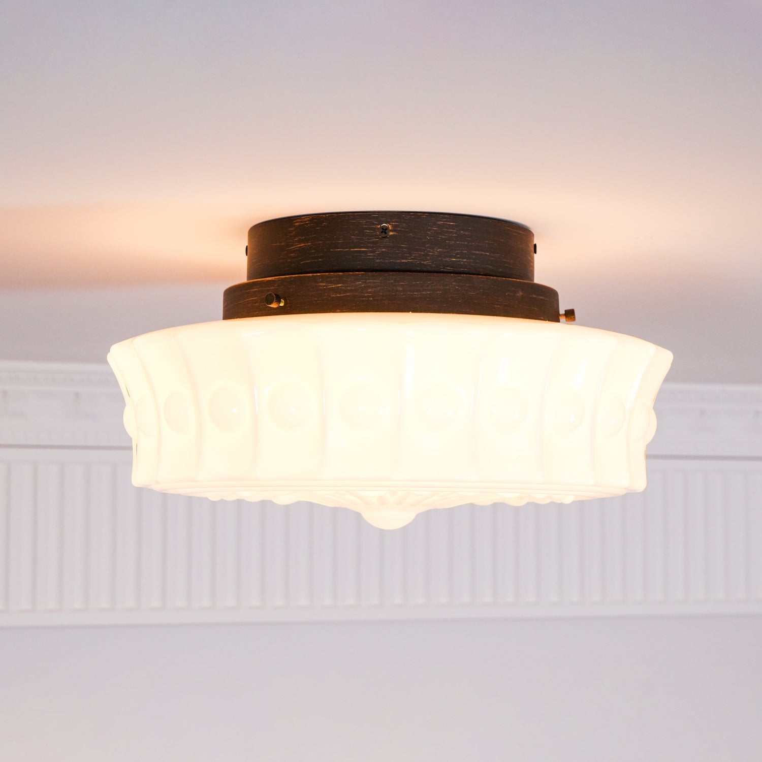 Norvale Charles Edwards Flush Mount Ceiling Light